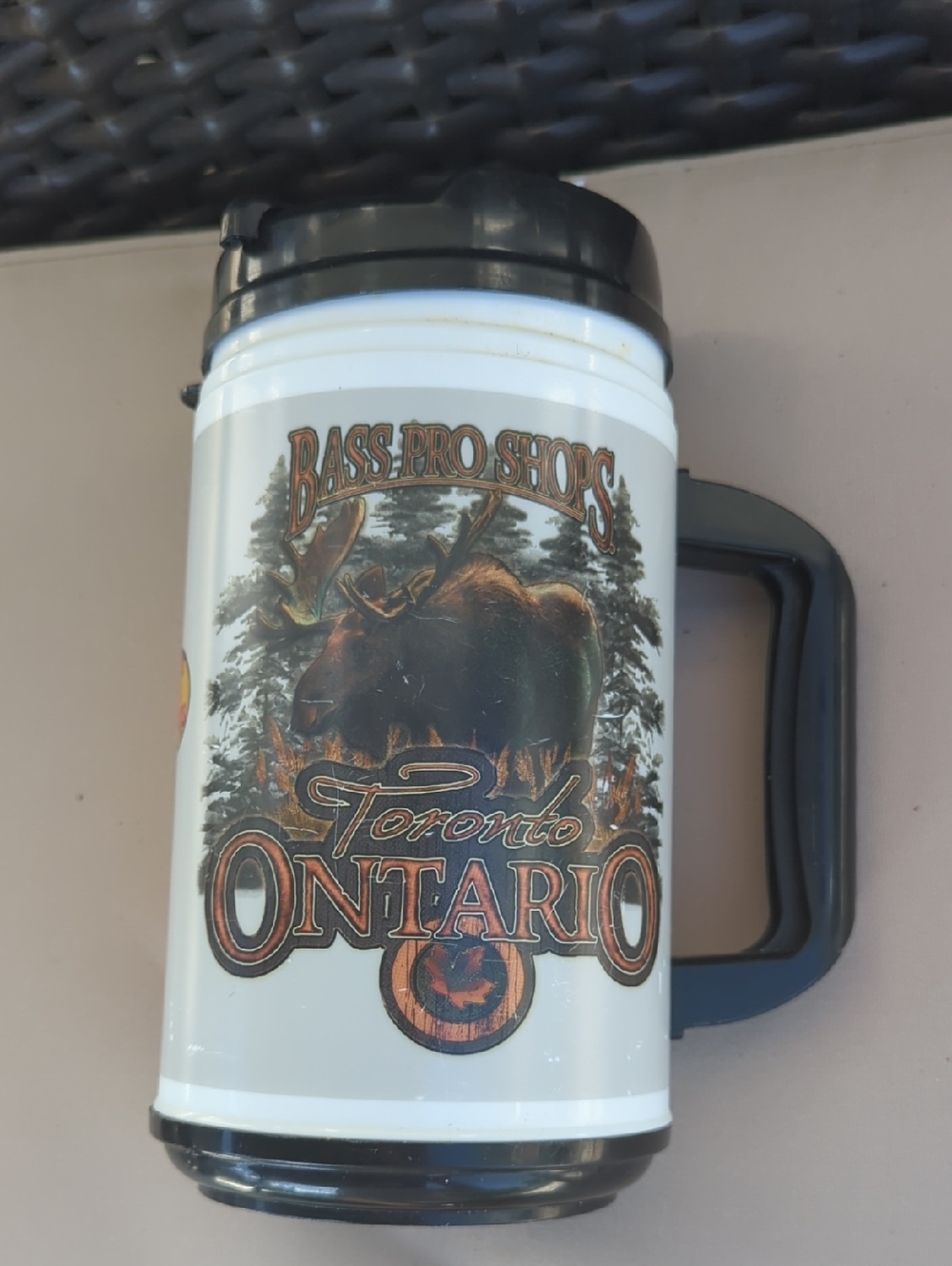 Vintage Bass Pro Shops Toronto Ontario Travel 32oz Whirley Insulated Mug